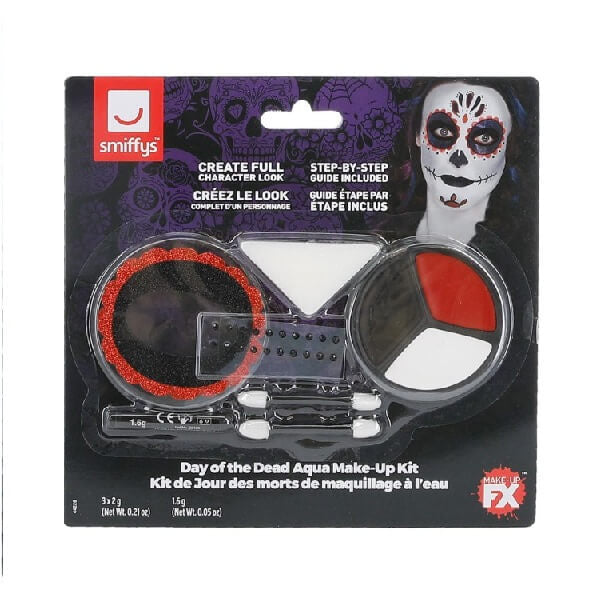 Smiffys Day of the Dead Make-Up Kit, imported from the UK