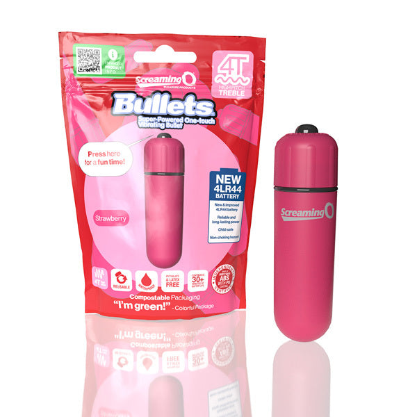 Screaming O bullet vibrator Strawberry, imported from the UK