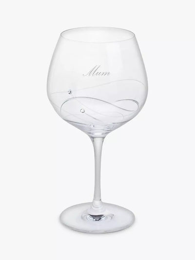 John Lewis Dartington Crystal Glitz Mum Engraved Gin Glass, 610ml- Buy online at McGrocer