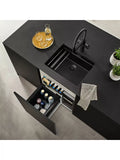 BLANCO under counter pull-out kitchen bin dark grey 30L - British product