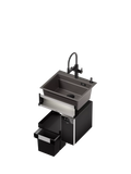 BLANCO under counter pull-out kitchen bin dark grey 30L - British product