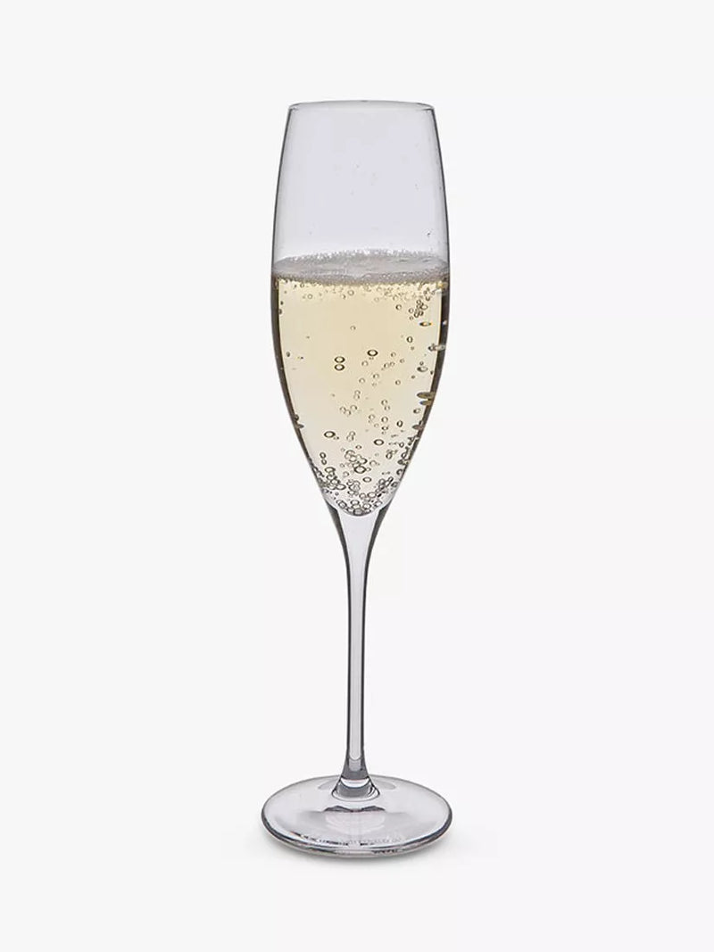 Dartington Crystal champagne flute pair 200ml (British brand)