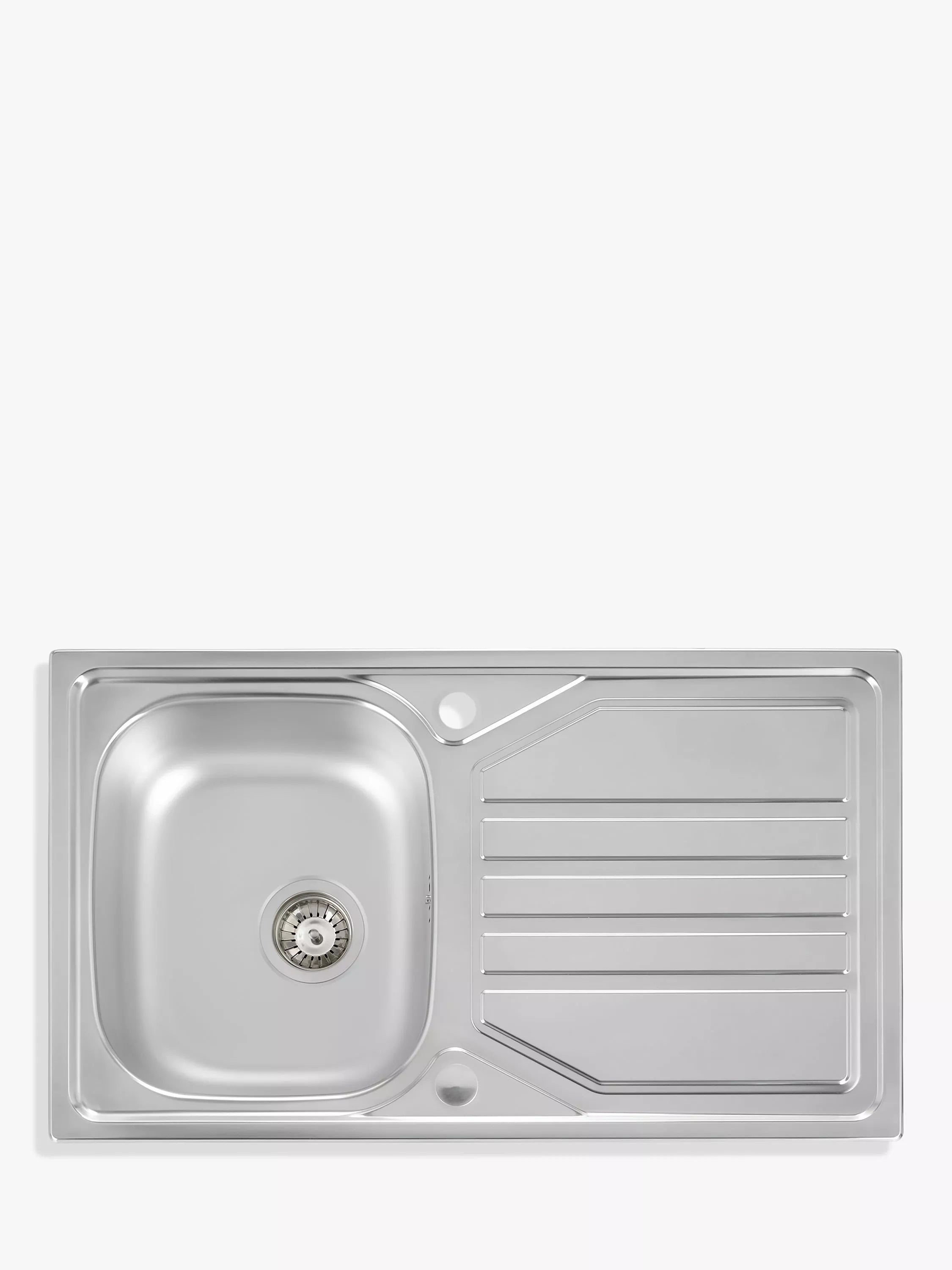 Abode Mikro inset kitchen sink and drainer stainless steel - British product