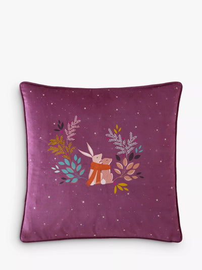 Sara Miller Woodland Tales Kuschel-Hasen-Weihnachtskissen
