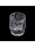 Etched Golf Design Glass Tumbler 350ml