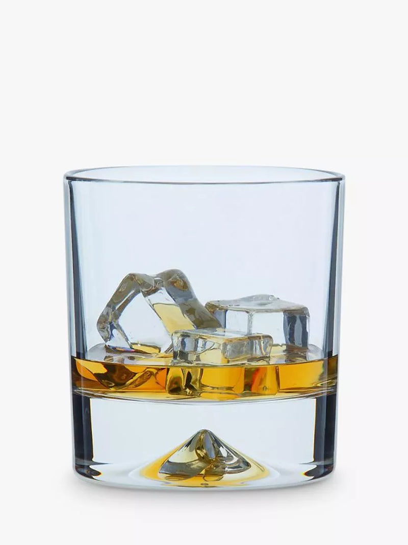 Dartington Crystal dimple old fashioned tumbler 285ml, UK version