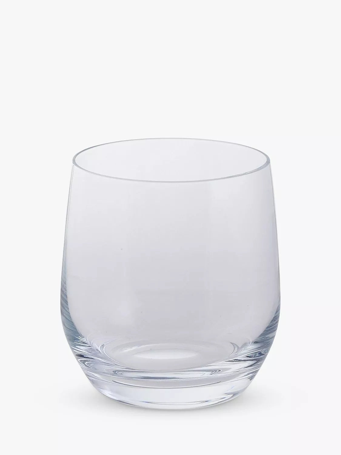 Dartington Crystal clear wine and bar tumbler glass set of 2, 370ml - British product