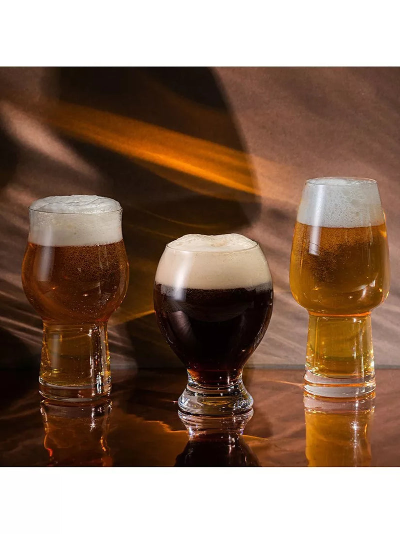 Dartington Crystal Cheers Beers glasses set of 3, UK version