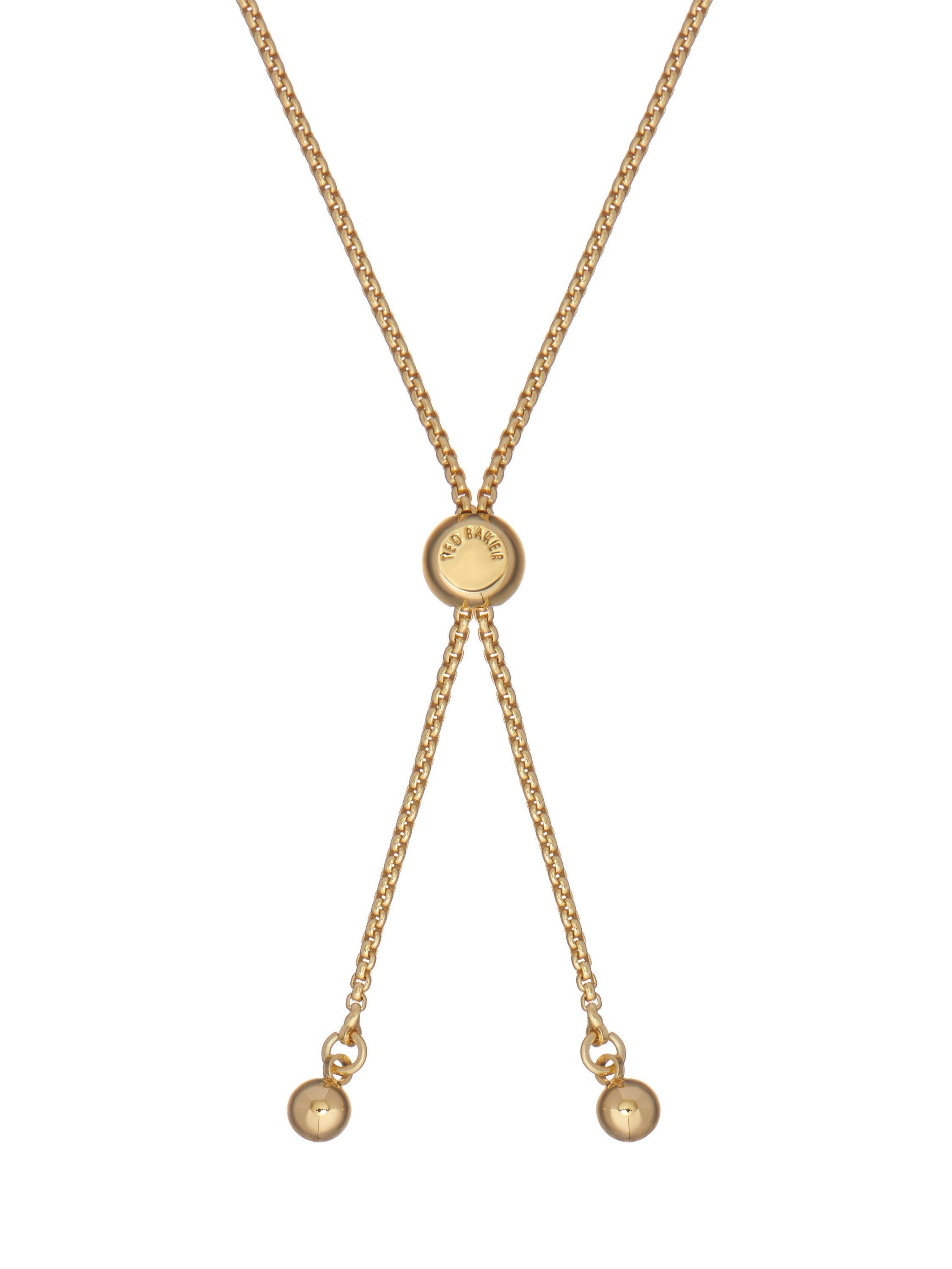 Ted Baker Sarsaa Crystal Adjustable bracelet 60cm, imported from the UK