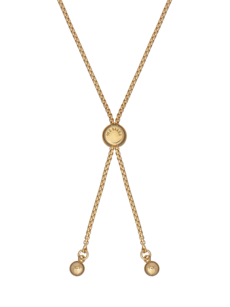 Ted Baker Sarsaa Crystal Adjustable bracelet 60cm, imported from the UK
