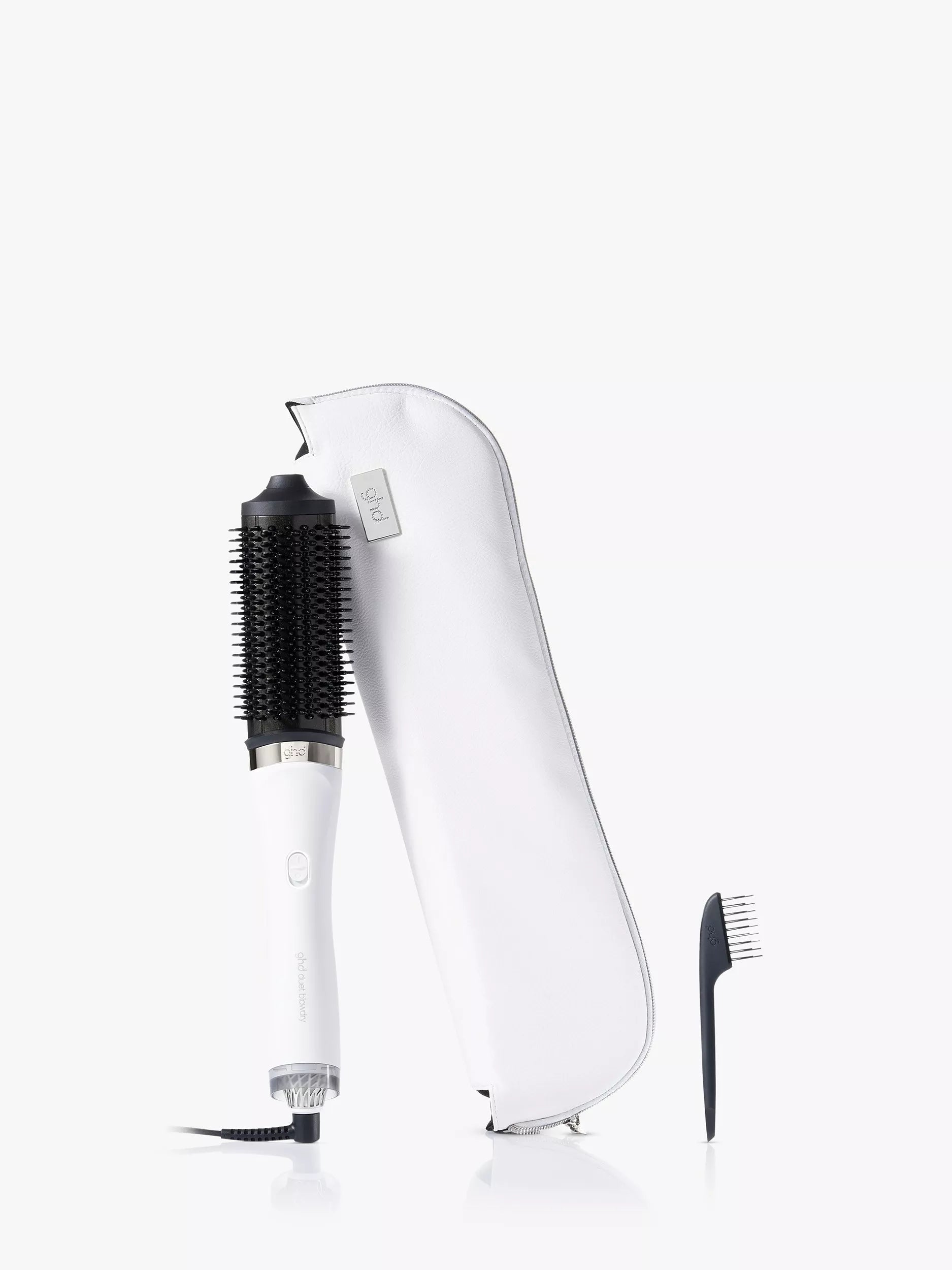ghd Duet Blowdry hair dryer brush white, imported from the UK