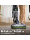 BISSELL CrossWave HydroSteam Pet Select vacuum cleaner in black, silver, and lime - British product