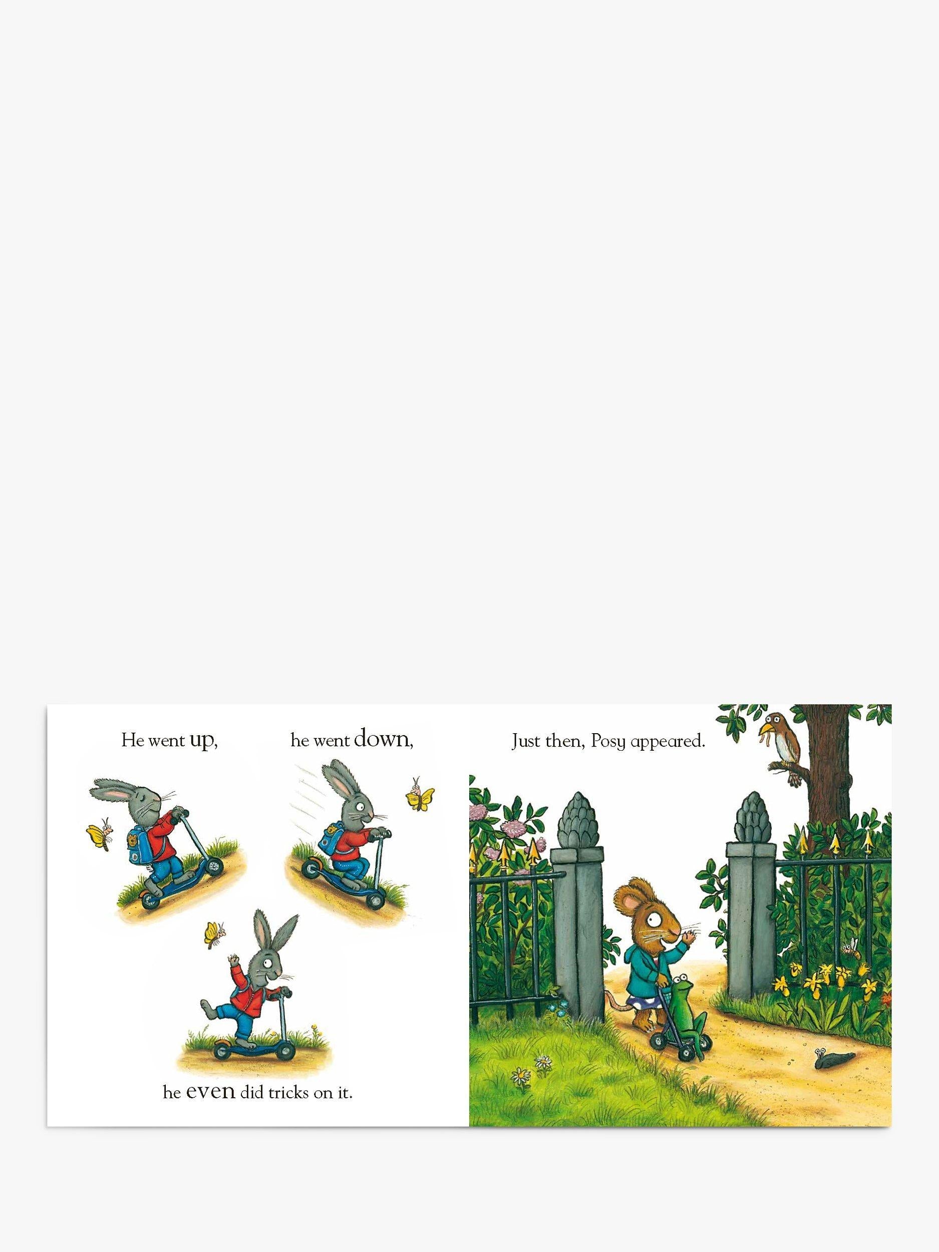 Nosy Crow Pip and Posy Super Scooter children's book, imported from the UK