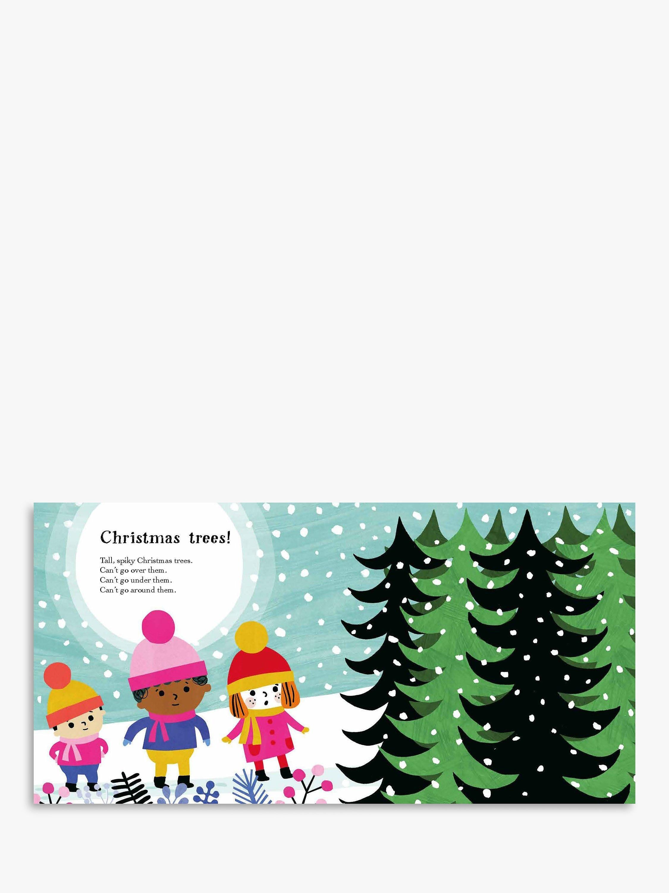 Nosy Crow We're Going On A Present Hunt Christmas paperback book 26.6cm width, imported from the UK