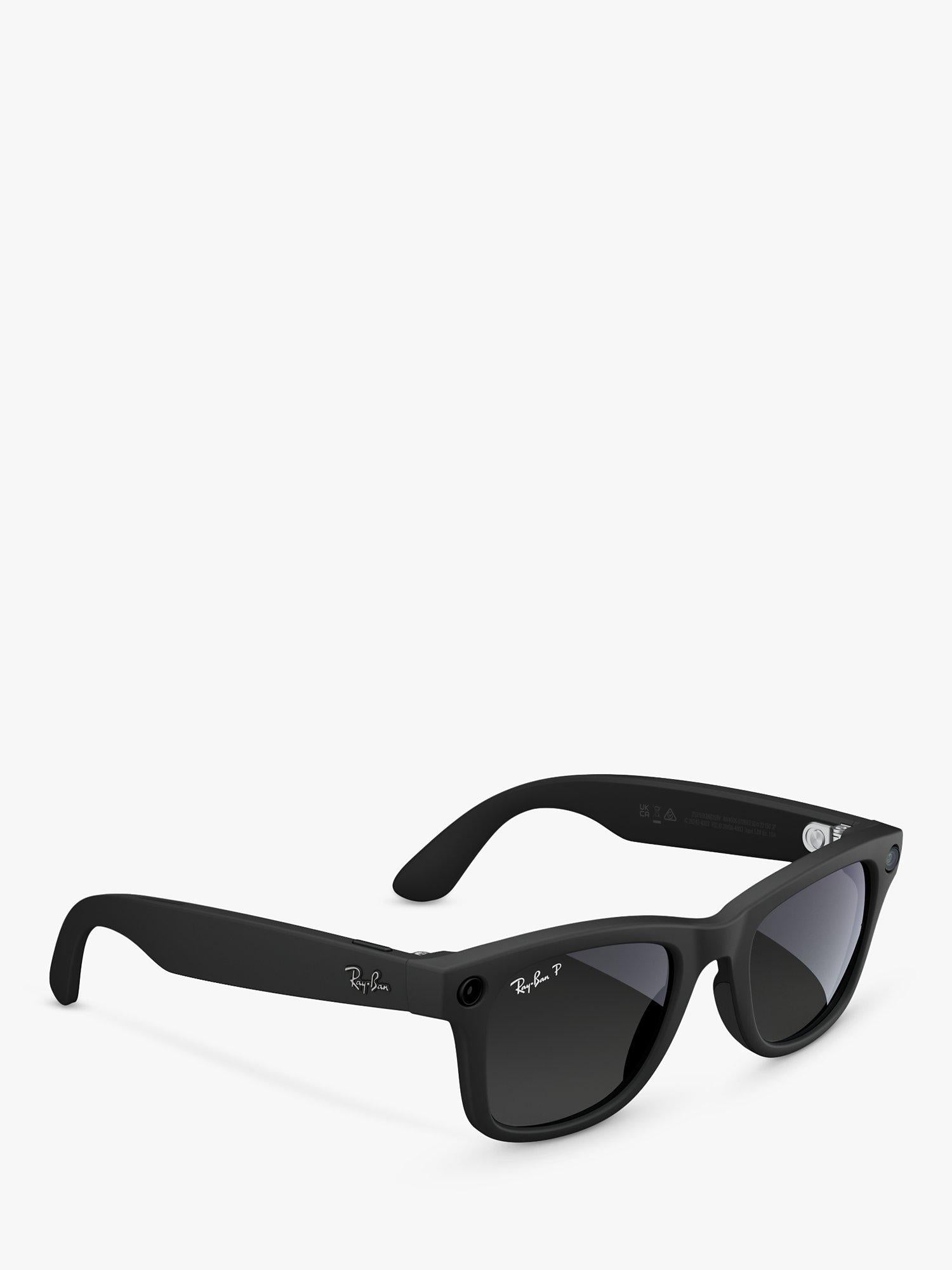 Meta Ray-Ban Wayfarer smart glasses matte black imported from the UK