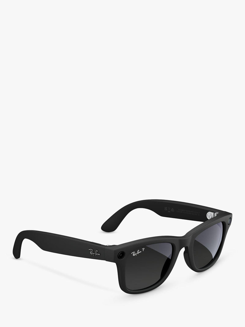 Meta Ray-Ban Wayfarer smart glasses matte black imported from the UK