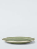 John Lewis stoneware dinner plate green 28cm, imported from the UK