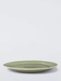 John Lewis stoneware dinner plate green 28cm, imported from the UK