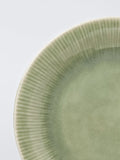 John Lewis Leckford stoneware salad plate 22cm green (British brand)