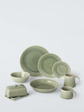 John Lewis Leckford stoneware salad plate 22cm green (British brand)