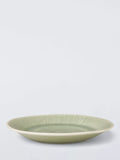 John Lewis green stoneware side plate 16cm, imported from the UK