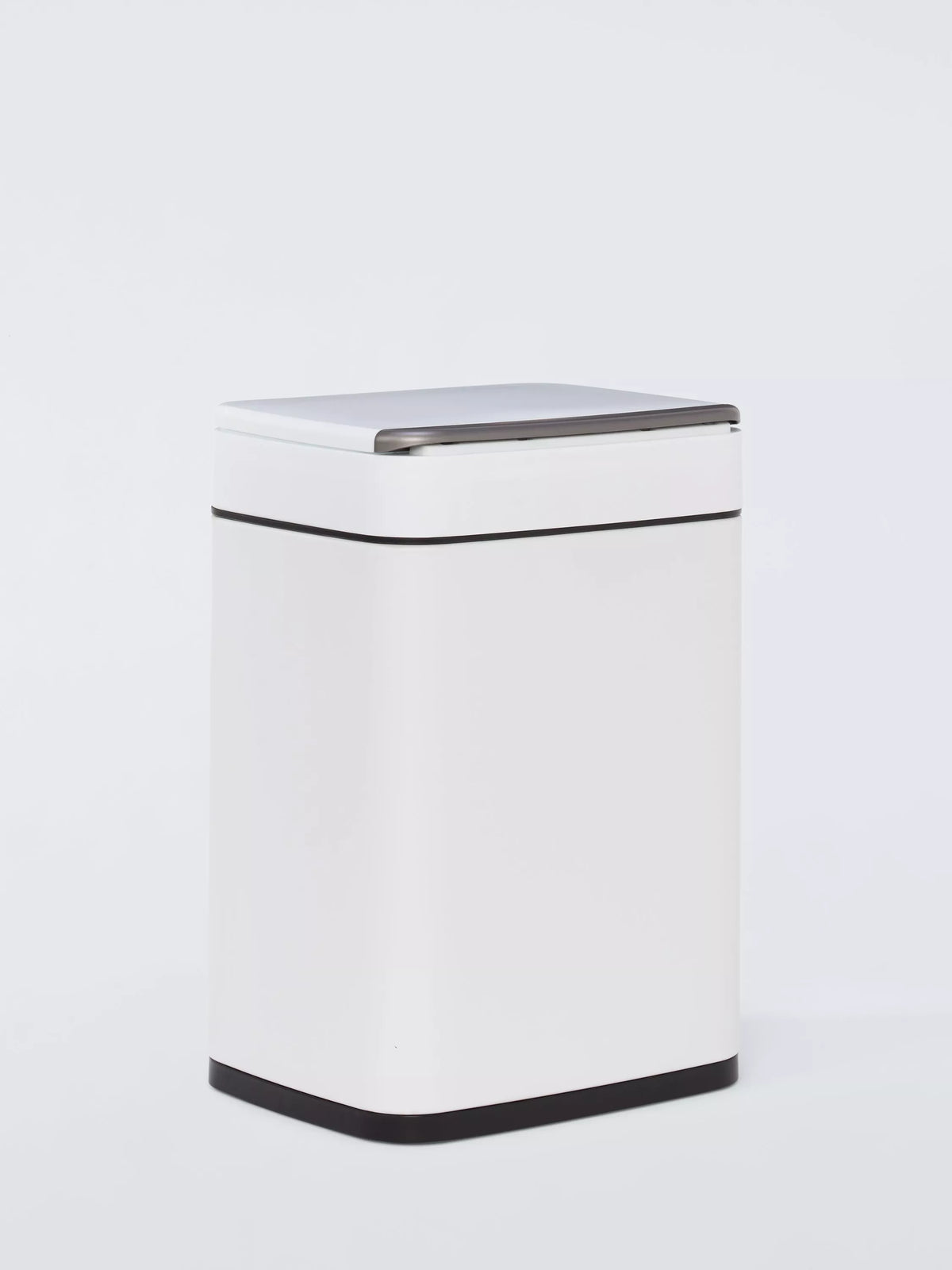 John Lewis rectangular touch bin 6L white, UK version