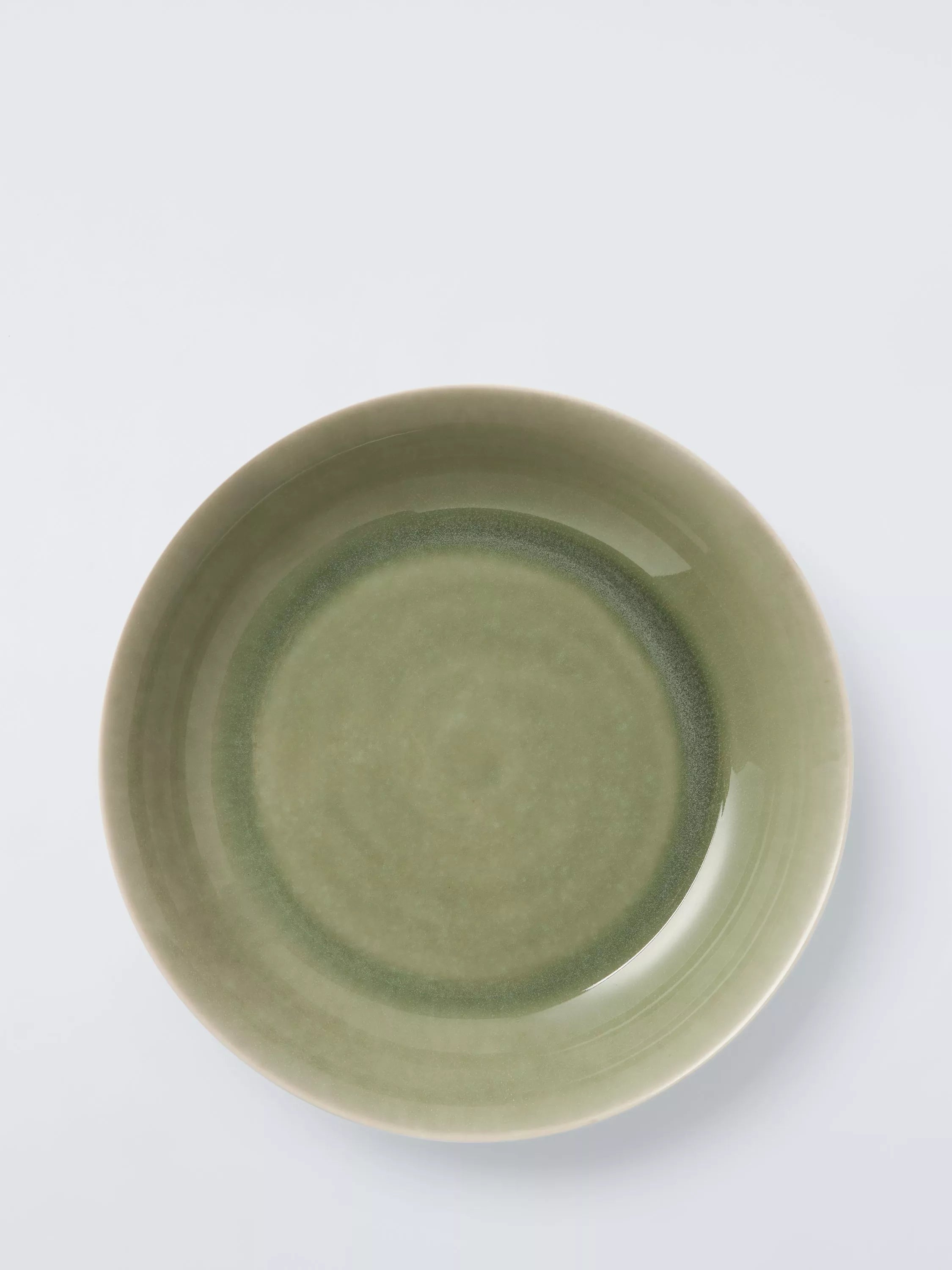 John Lewis Leckford stoneware pasta bowl 22cm green - British product