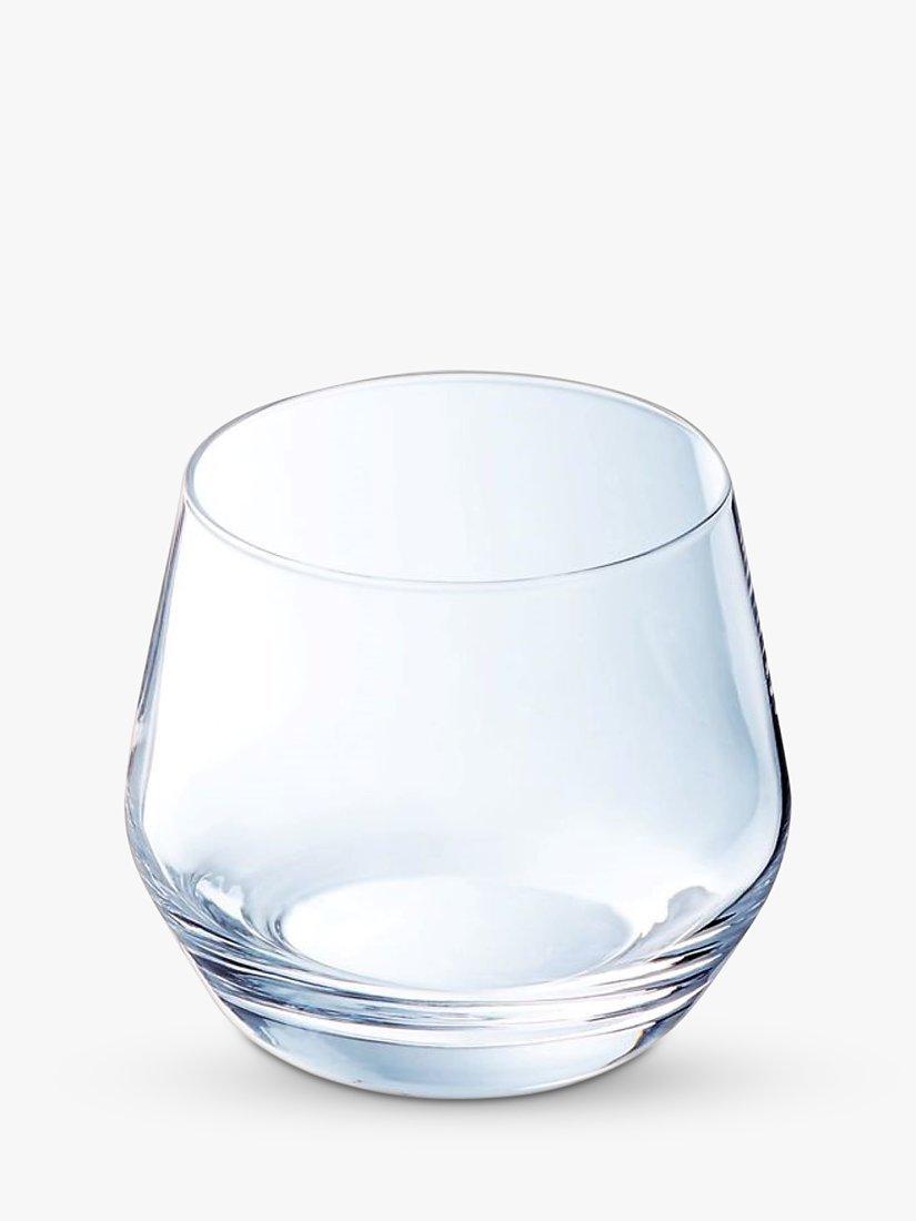Eclat Ultime crystal glass tumbler 350ml clear - British product