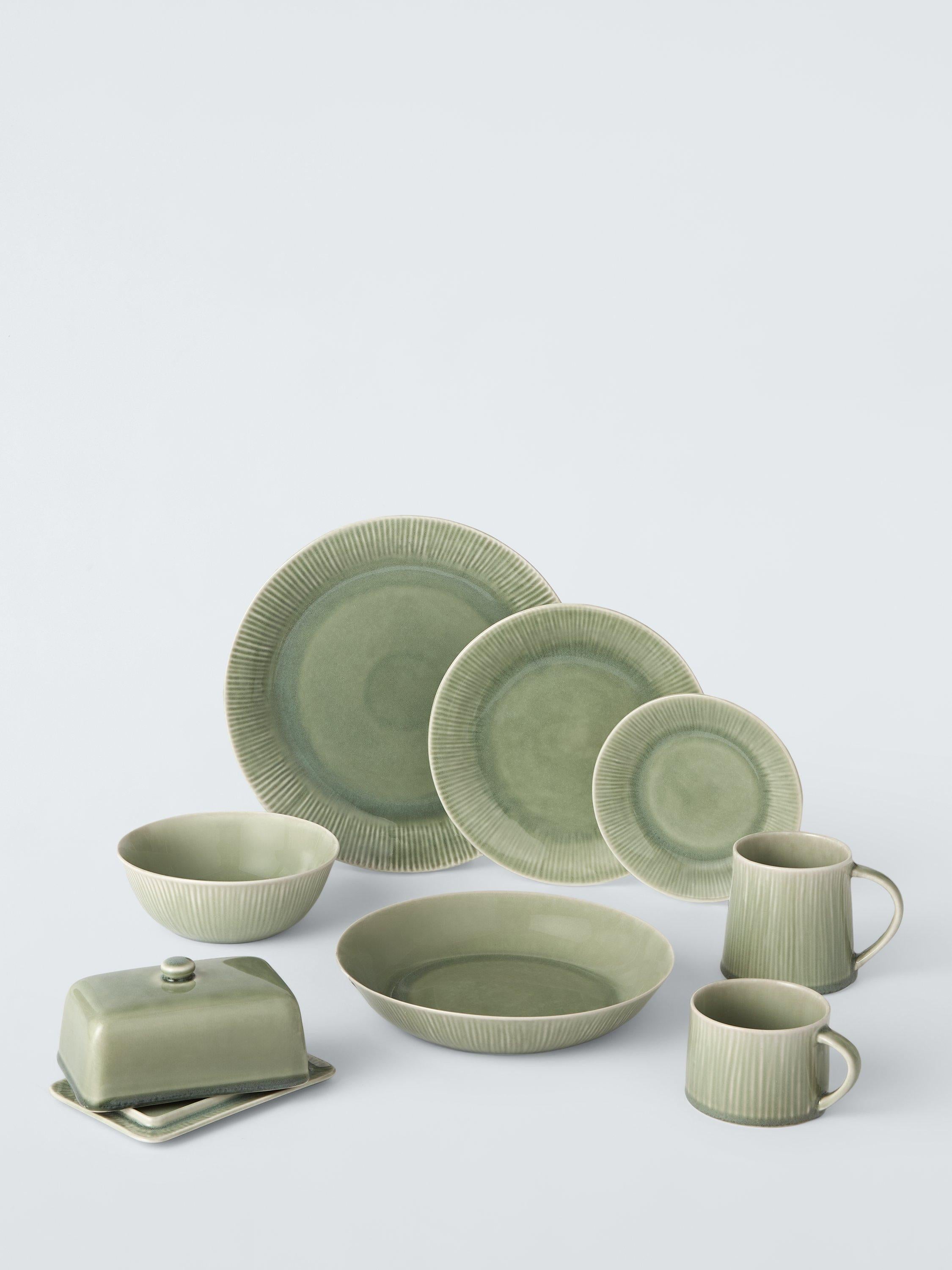 John Lewis stoneware mug green 240ml (British brand)