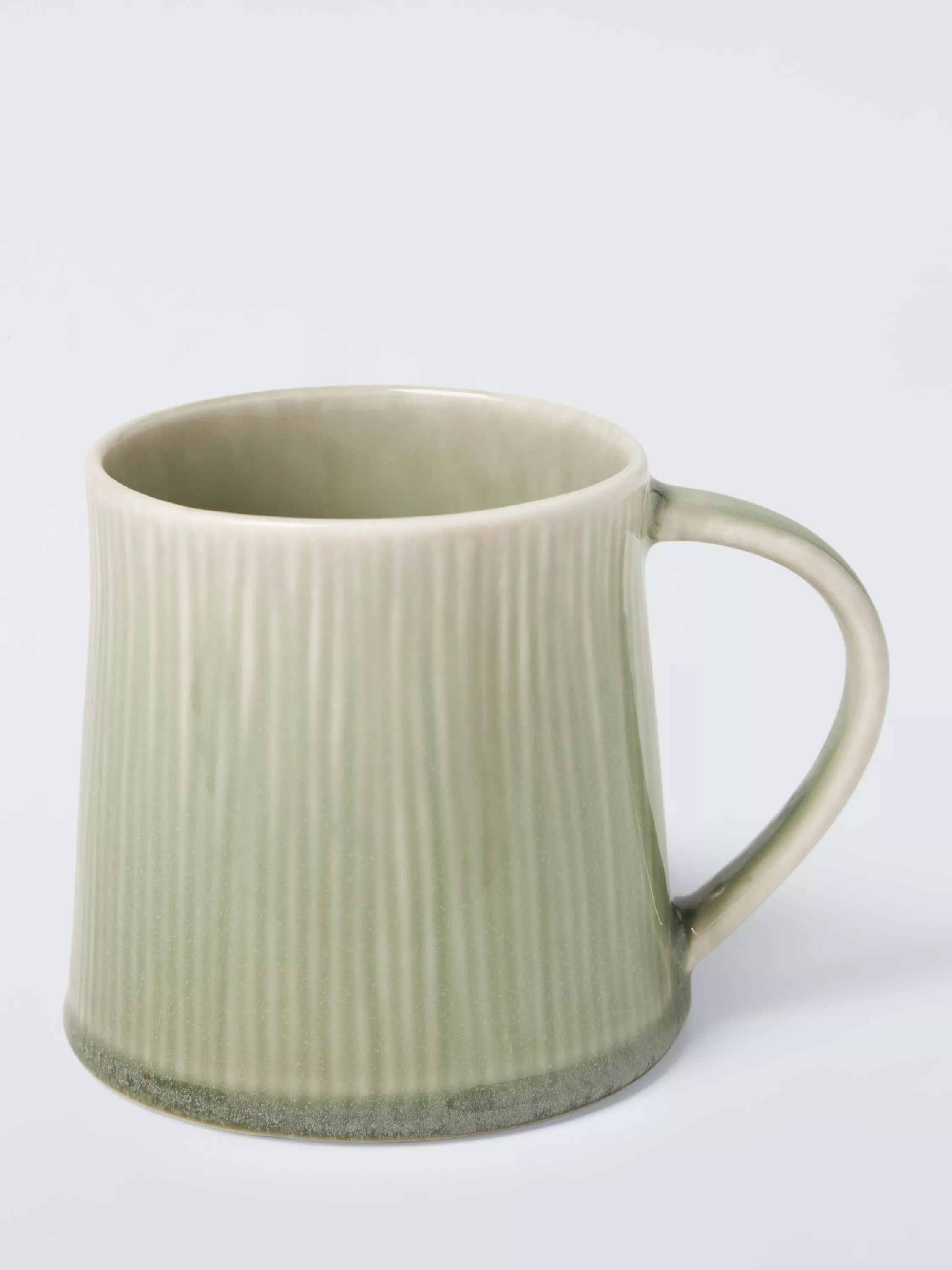 John Lewis Leckford stoneware mug green 360ml, UK version