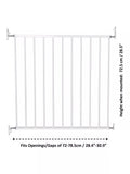 BabyDan No Trip Wall-Mounted Single Panel Safety Gate White 72-78.5cm - British product