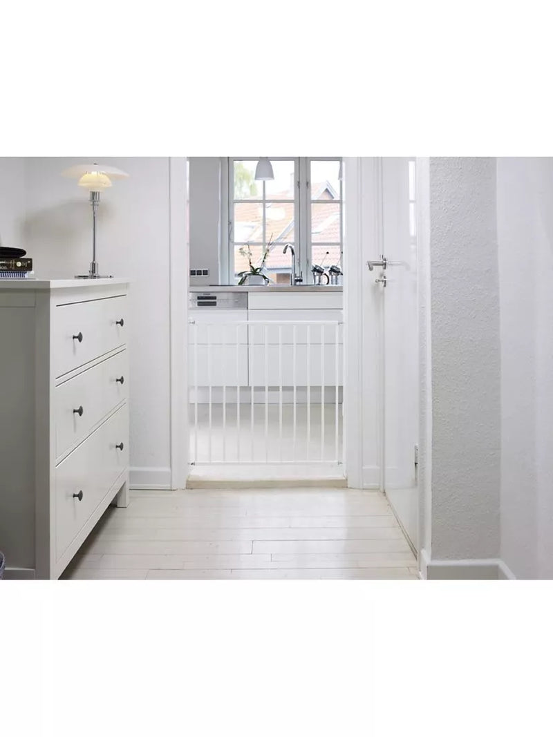 BabyDan No Trip Wall-Mounted Single Panel Safety Gate White 72-78.5cm - British product