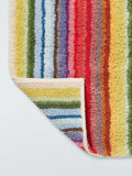 John Lewis tufted reversible stripe cotton bath mat L50xW80cm, UK version