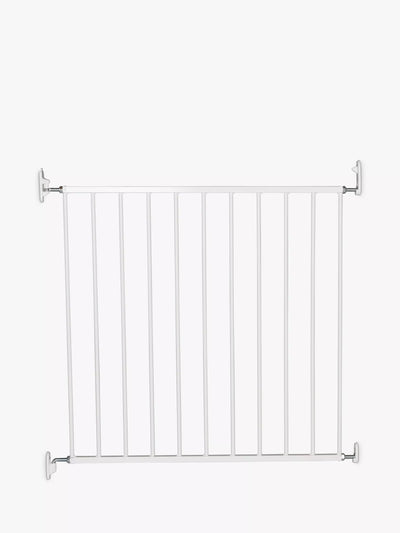 John Lewis BabyDan No Trip Wall-Mounted Single Panel Safety Gate, 72-78.5cm, Pack of 2, White