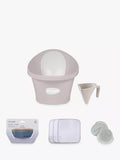 Coffret bain et soins pour bébé Shnuggle comprenant baignoire, pichet, brosse, gants de toilette et jouets (marque britannique)