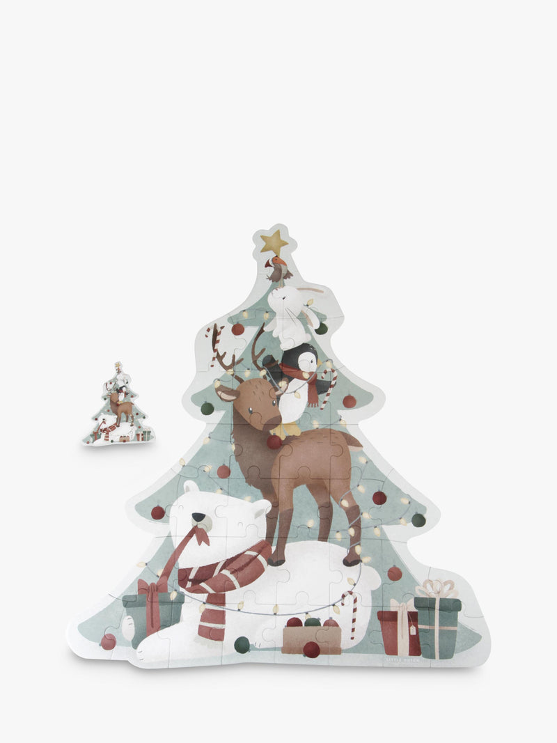 Little Dutch Christmas wooden jigsaw puzzle 35 pieces XL, UK version