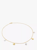 Monica Vinader Capri Pearl Drop Necklace gold, UK version