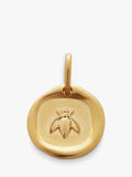 Monica Vinader bee pendant charm gold plated vermeil (British brand)