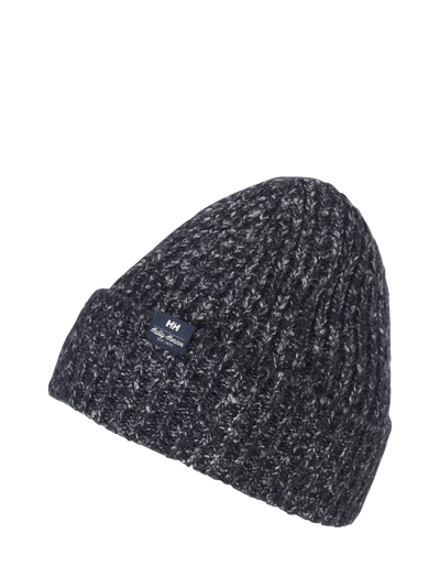 Bonnet douillet tricoté chaud bleu marine