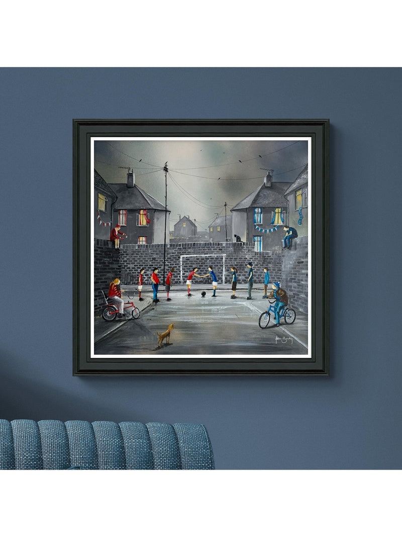 John Lewis Adam Barsby Derby Day framed print 79x79cm, UK version