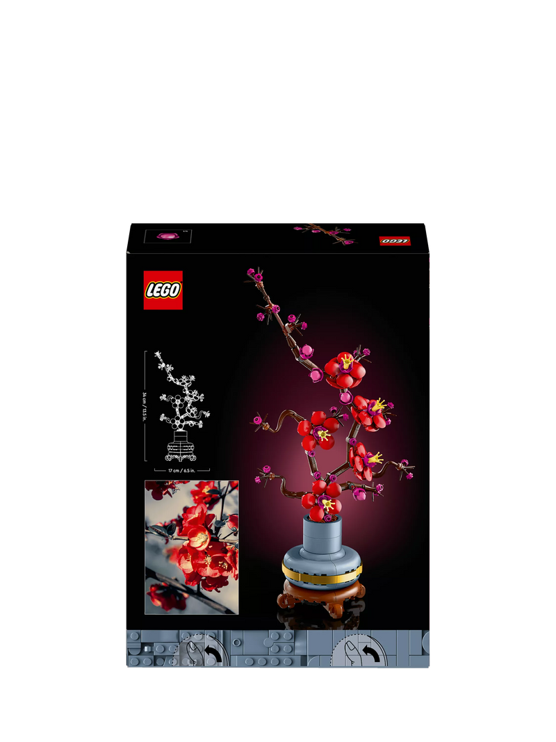 LEGO Botanicals Plum Blossom flower set 327 pieces, imported from the UK