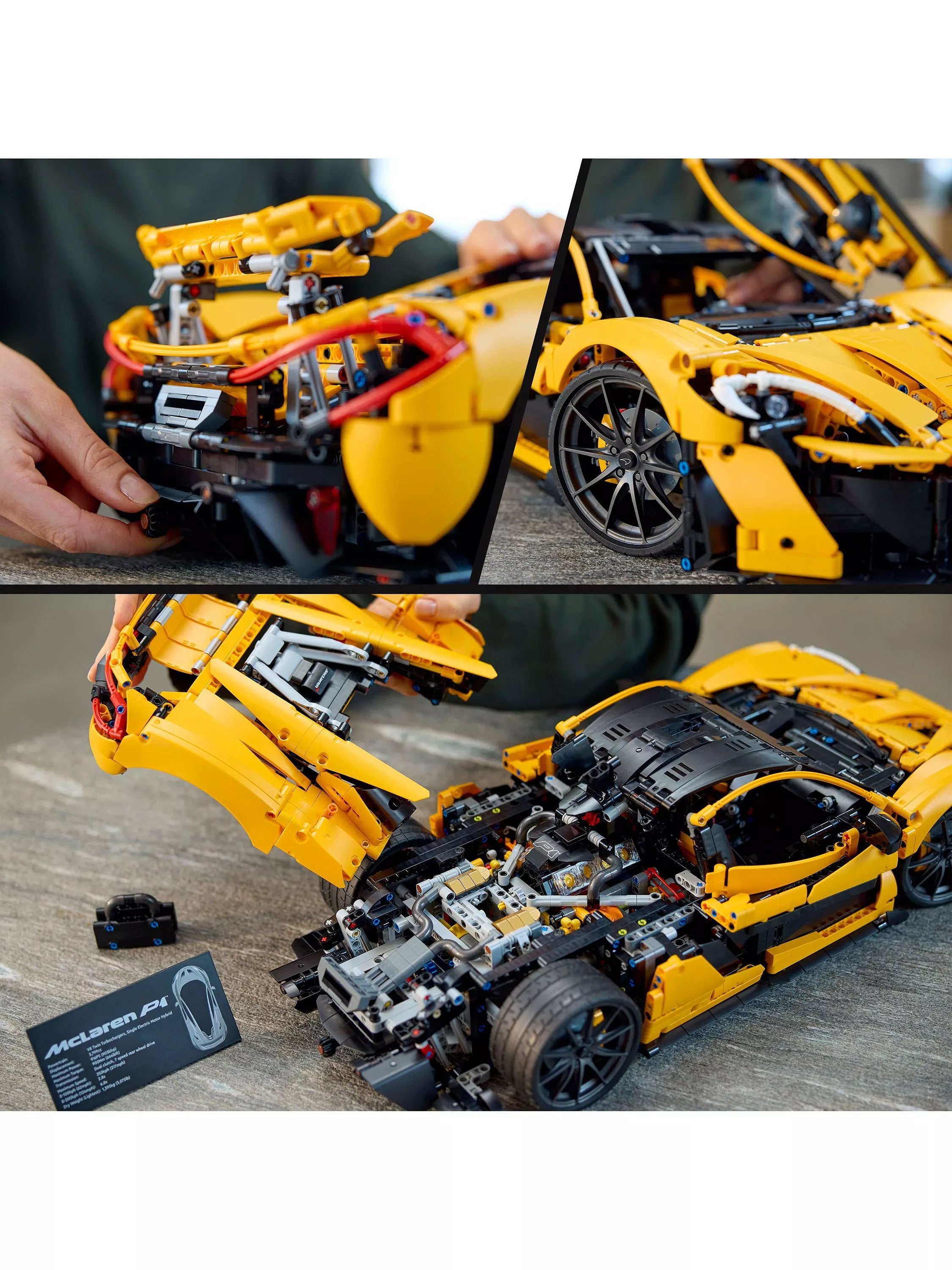 LEGO McLaren P1 model car set, UK version