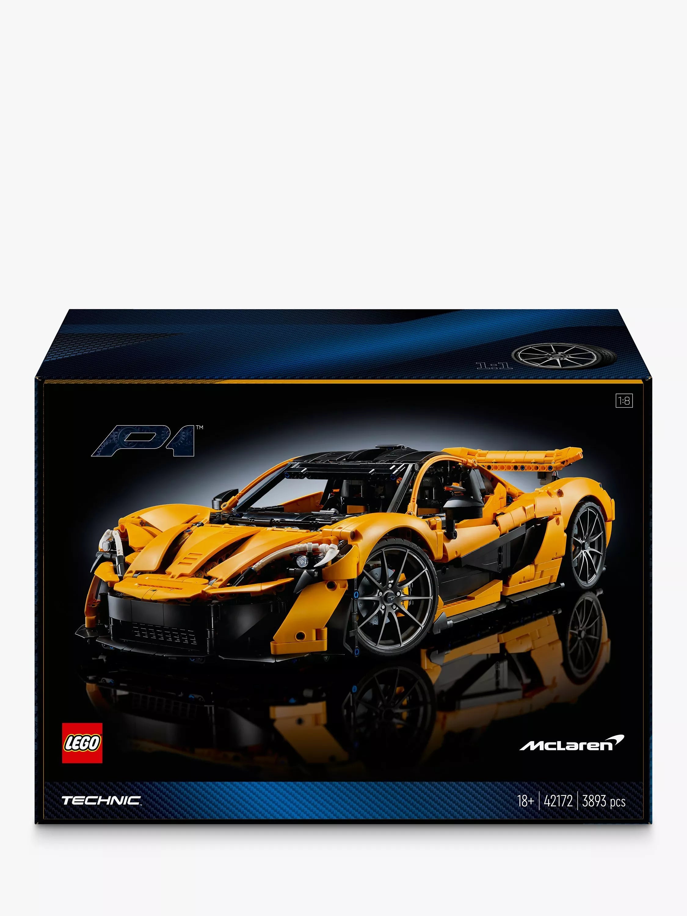 LEGO McLaren P1 model car set, UK version