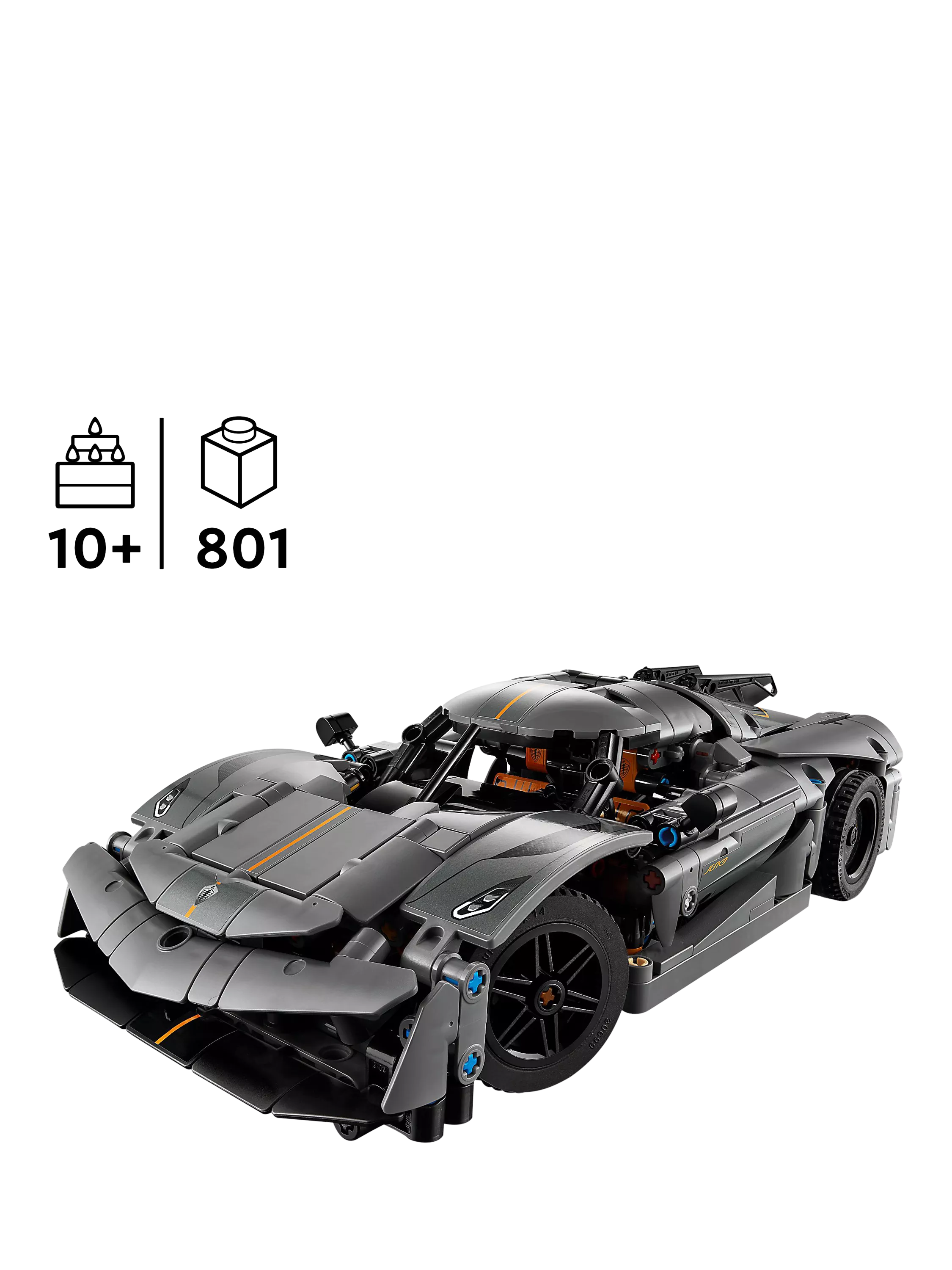 LEGO Technic Koenigsegg Jesko hypercar building set (British brand)