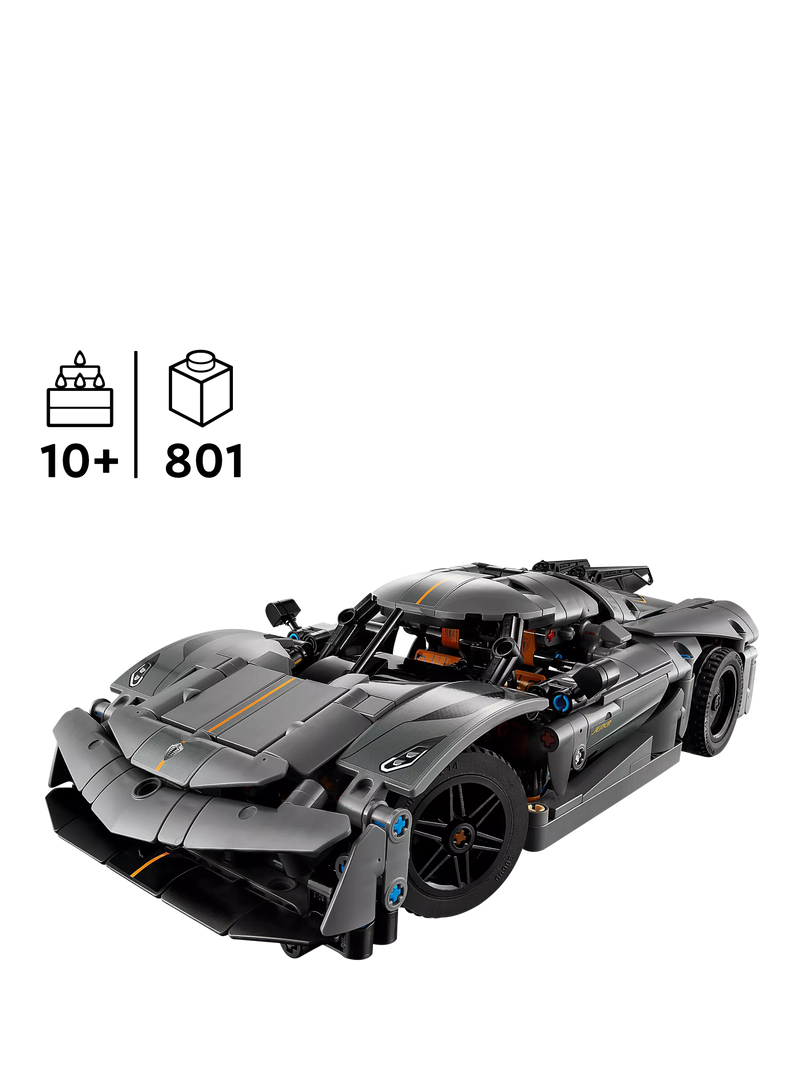 LEGO Technic Koenigsegg Jesko hypercar building set (British brand)