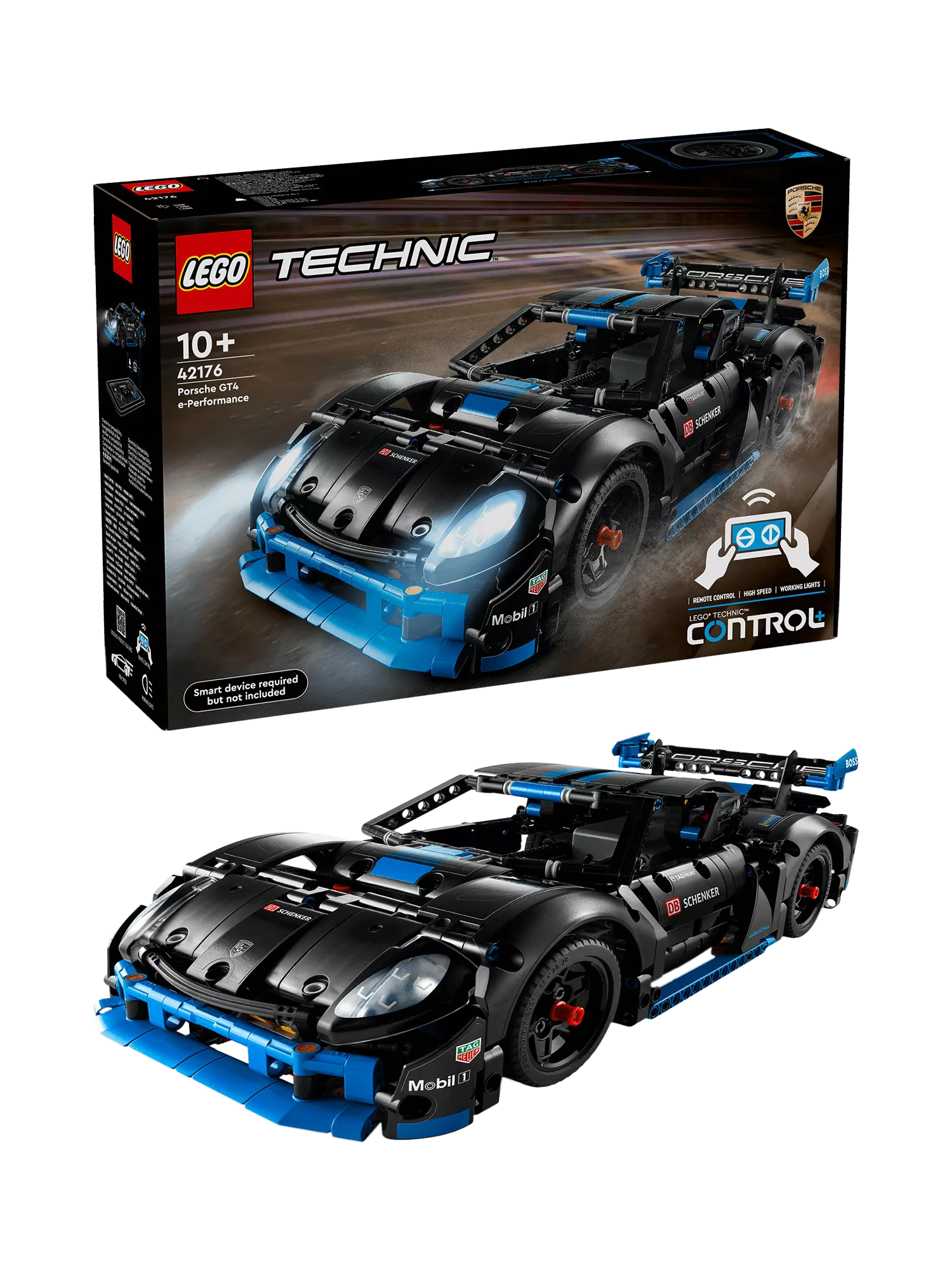 LEGO Porsche GT4 e-Performance remote control race car toy, UK version