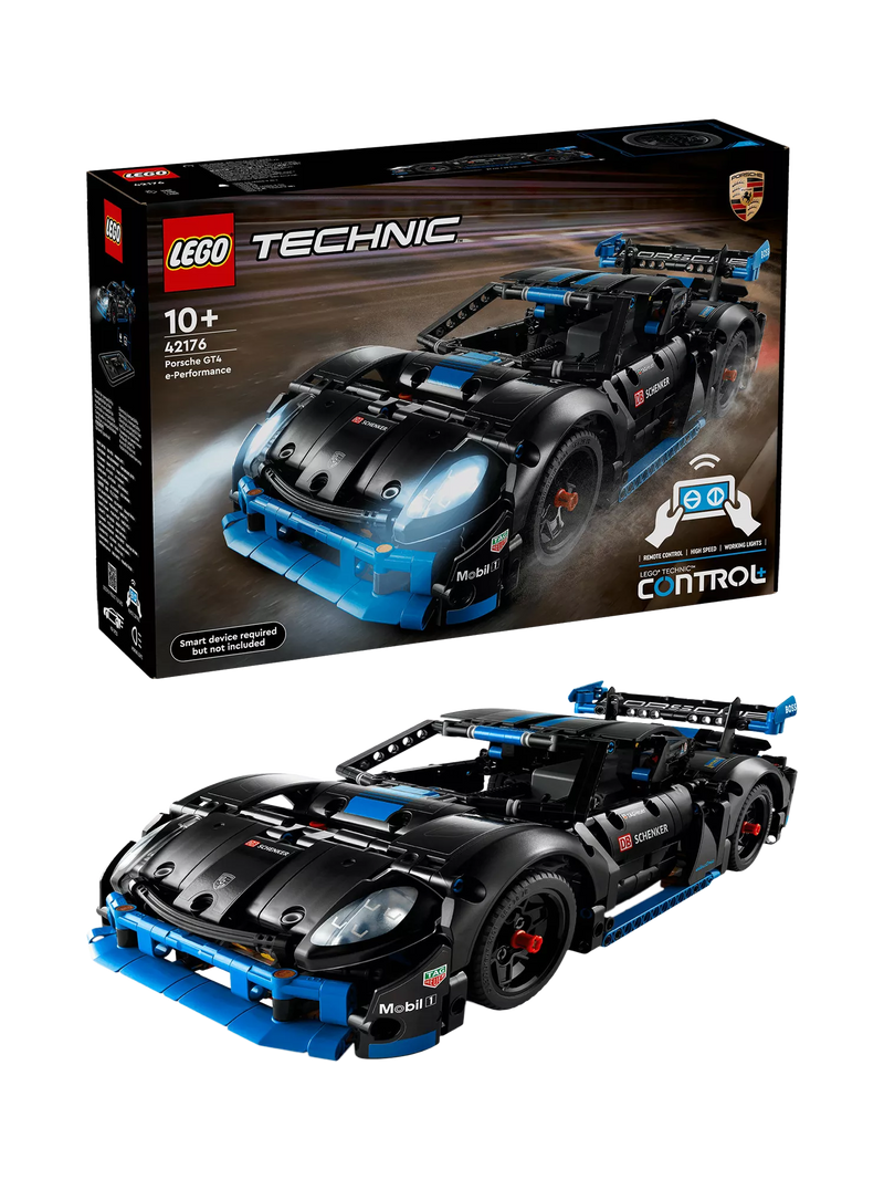 LEGO Porsche GT4 e-Performance remote control race car toy, UK version
