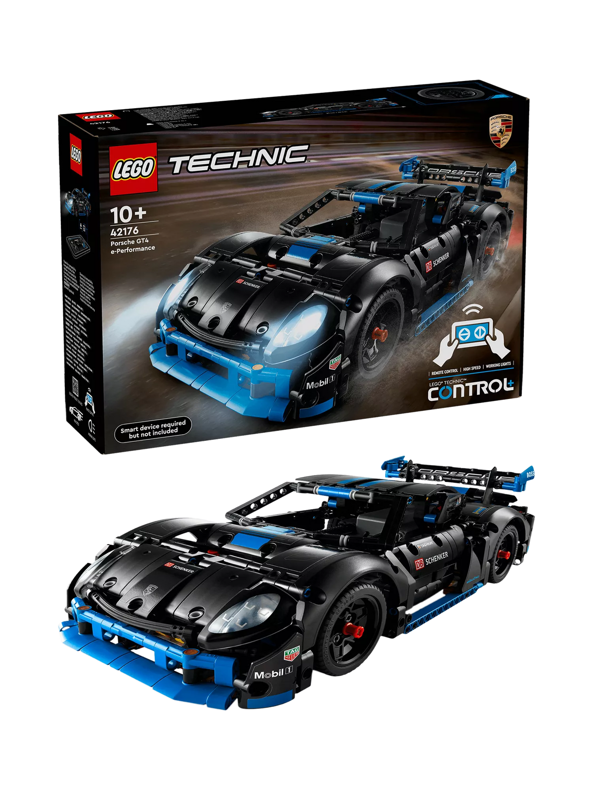 LEGO Porsche GT4 e-Performance remote control race car toy, UK version