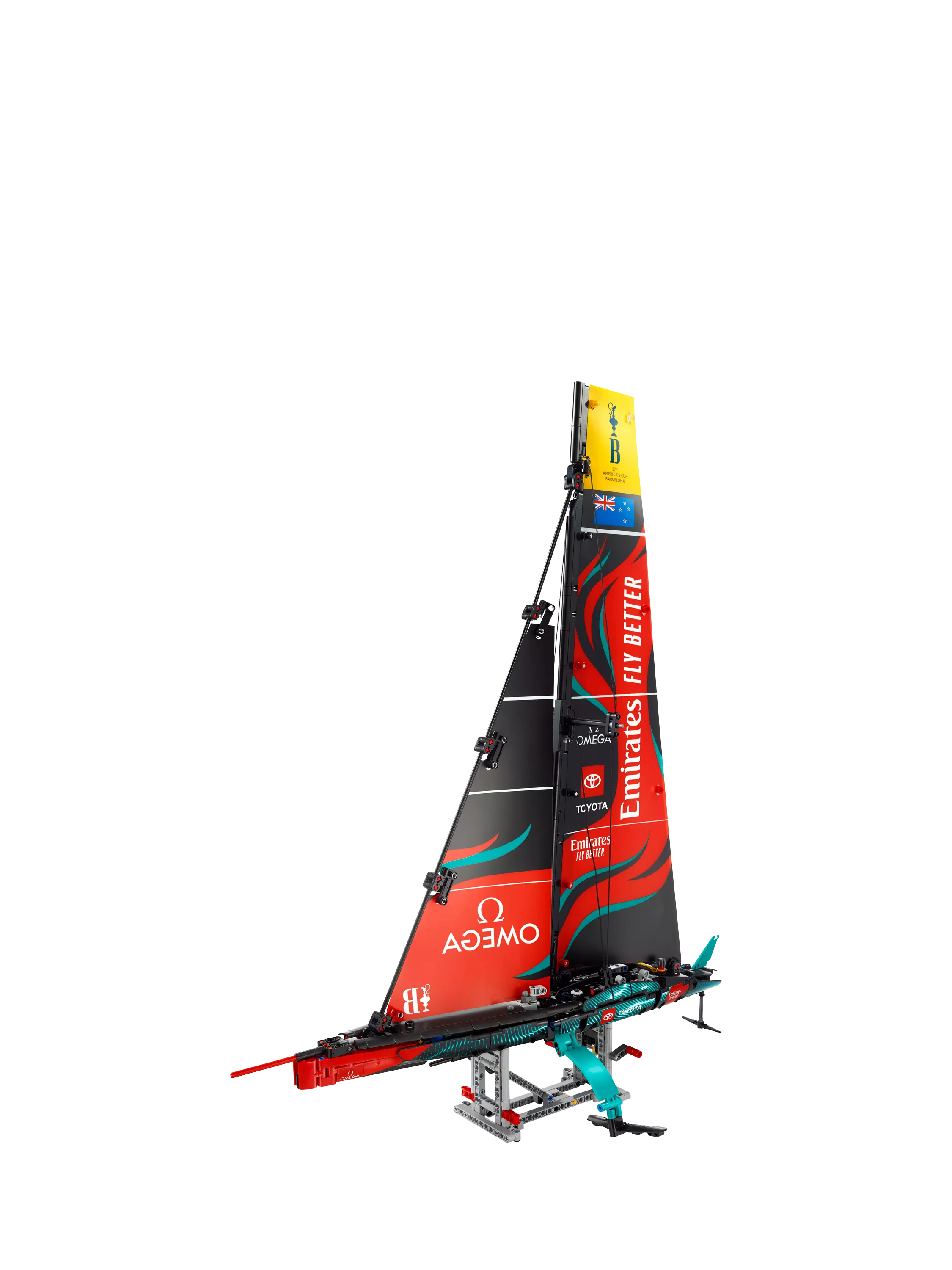 LEGO Technic Emirates Team New Zealand AC75 yacht model, UK version