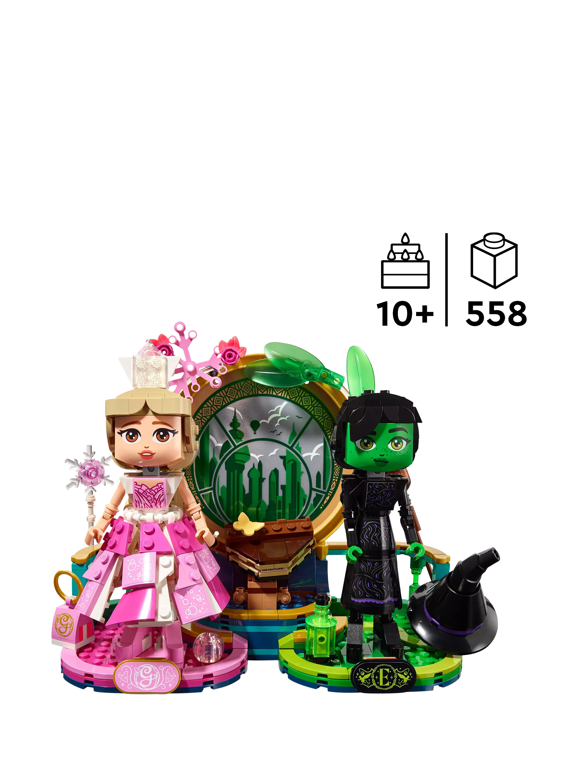 LEGO Wicked Elphaba & Glinda Figures building toy set, UK version